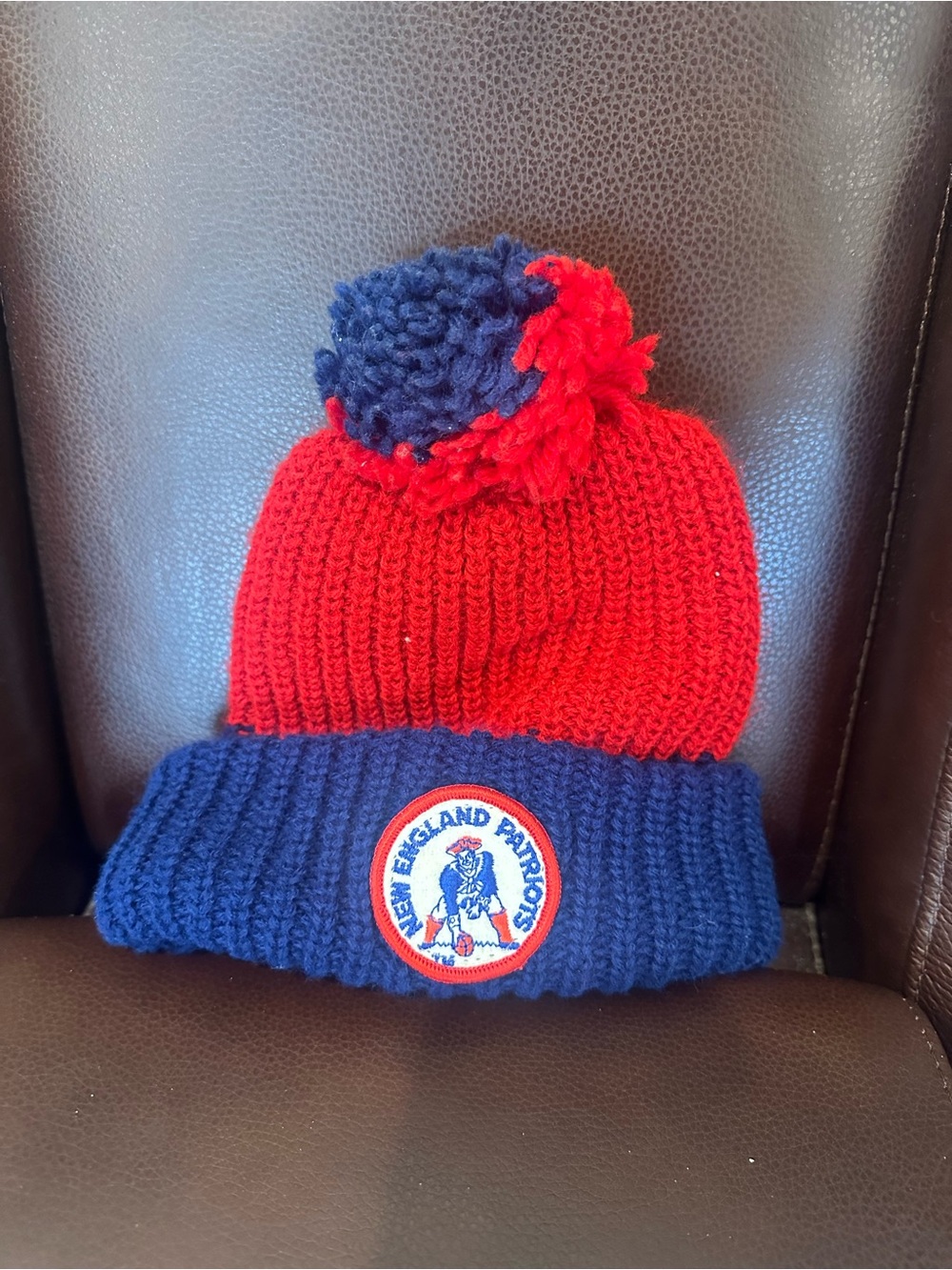 New England Patriots NFL Football vintage Winter hat beanie Rare.